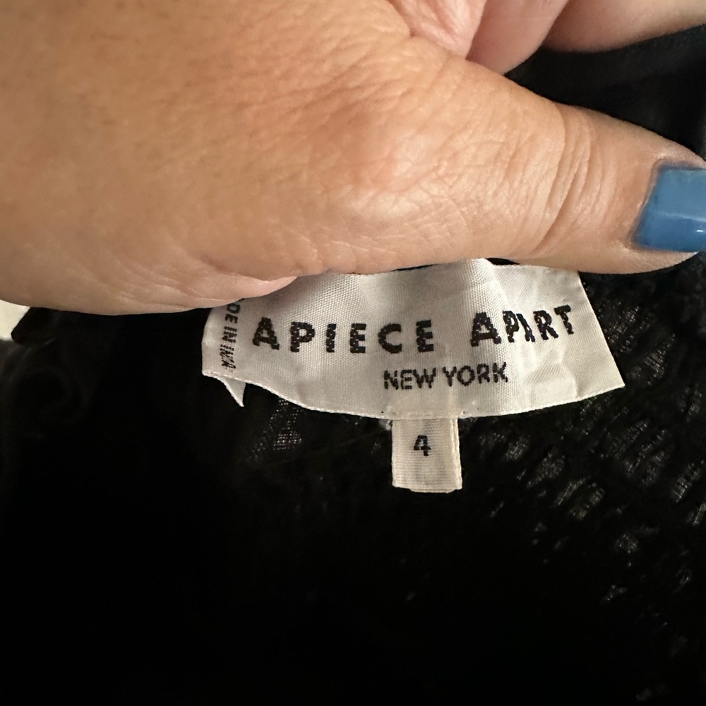 Apiece Apart Linen Strapless Jumpsuit Size 4 - Picture 6 of 8